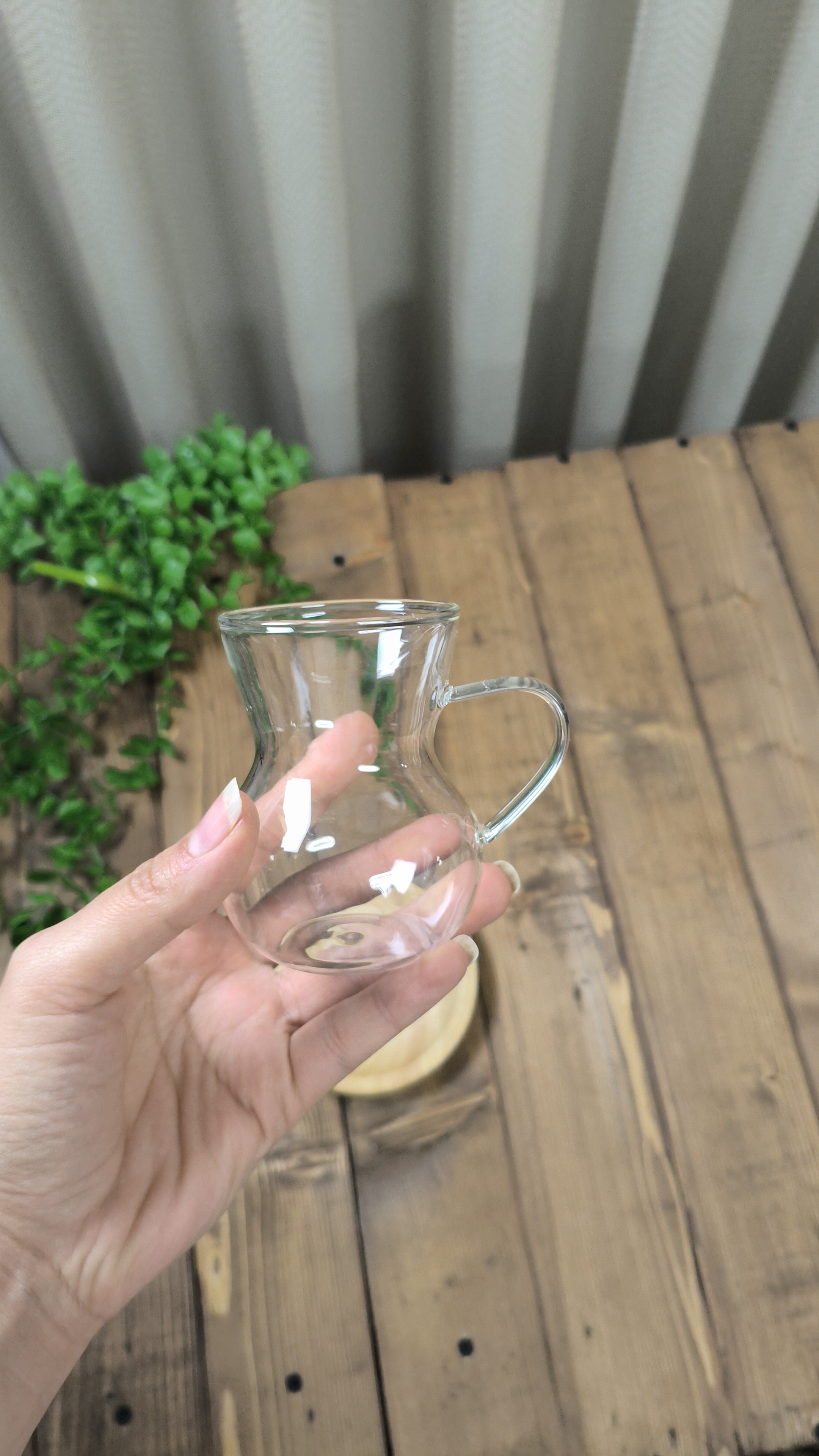 فنجان پیرکس کمر باریک ۶ عددی