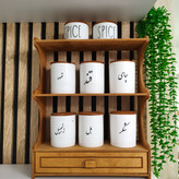 استند سه طبقه کشو دار چوبی