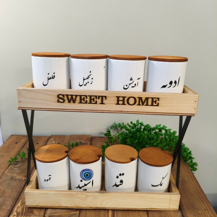استند دو طبقه مستطیل طرح ایکس