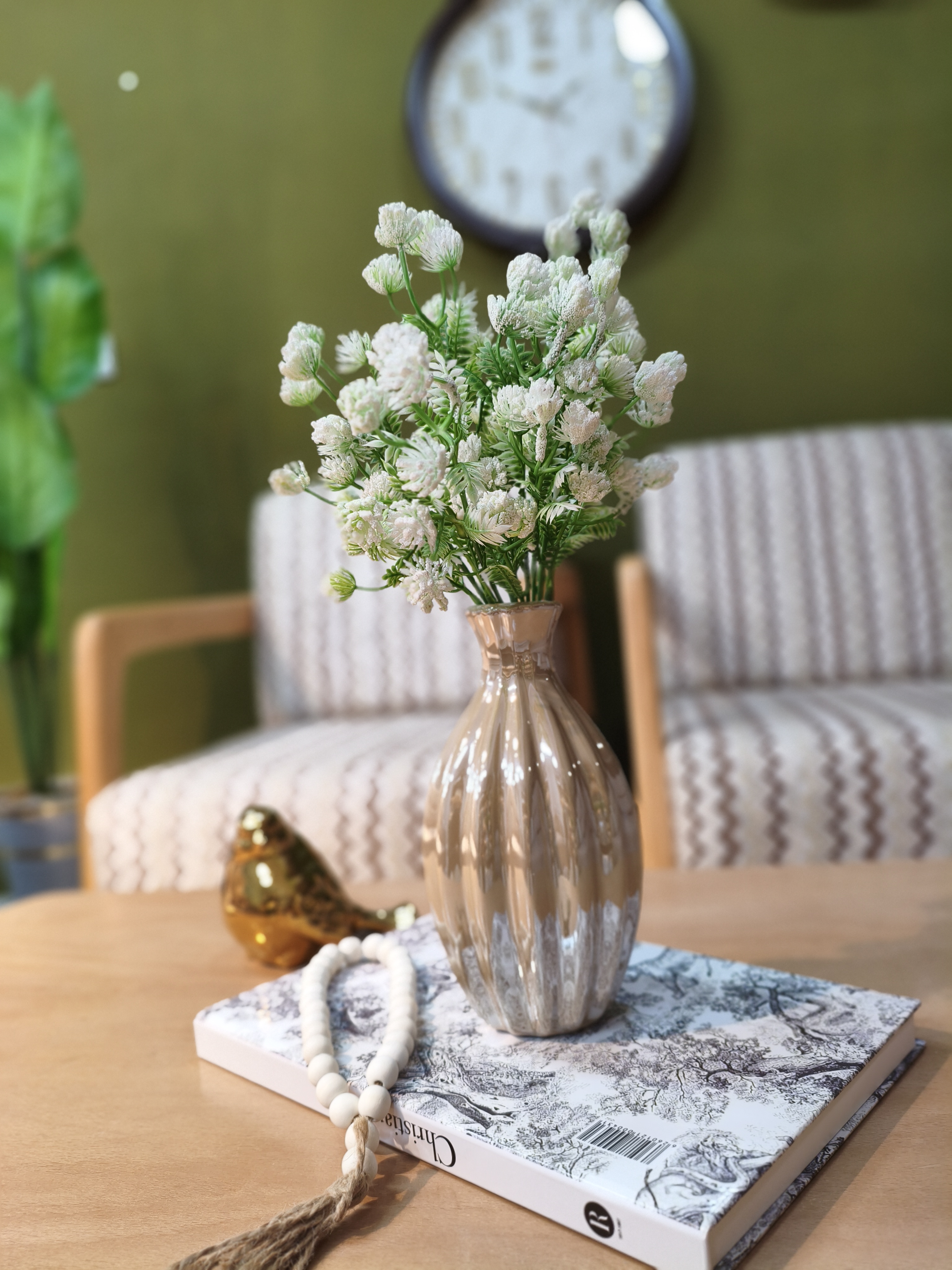 گل مصنوعی بوته ای پفکی کد2030 کپی