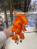 گل ارکیده مصنوعی چرمی لمسی 9گل