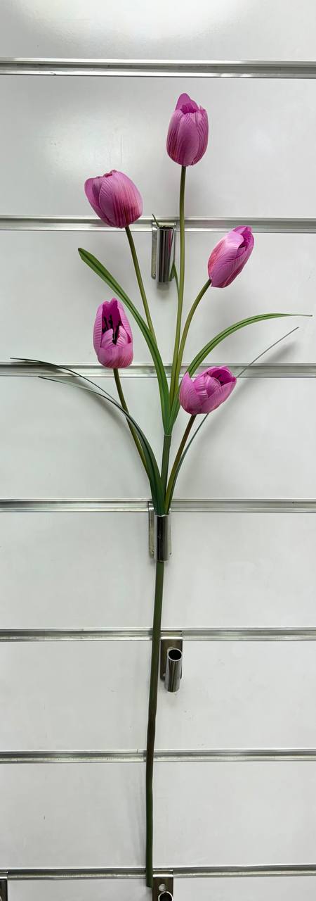گل مصنوعی لاله 5 گل