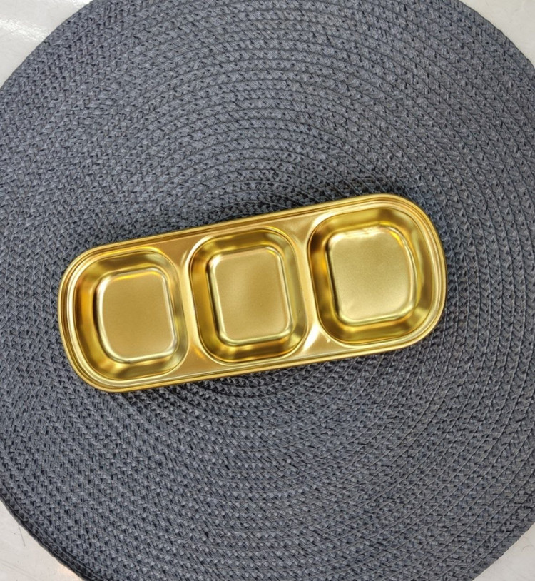 اردو خوری استیل طلایی