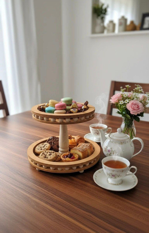 ظرف پذیرایی دو طبقه مهره دار