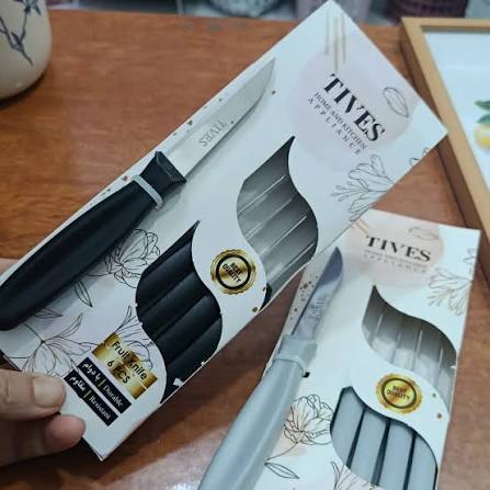 چاقو میوه خوری 6 نفره دسته مات برند TIVES